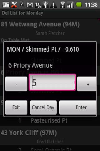 Milk Round Software Screen 2