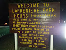 Welcome to Lafreniere Park Wooden Sign