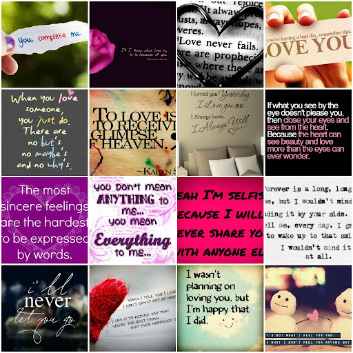 I Love You Quotes Cards