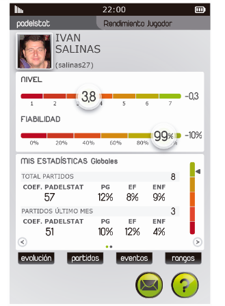 padel stat app