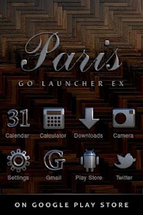 PARIS Digital Clock Widget Screenshots 4