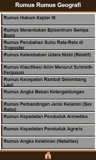 Rumus Geografi