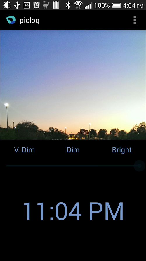 Android application picloq - Hourly Photo Clock screenshort