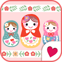 Cute wallpaper★Cute Matryoshka icon