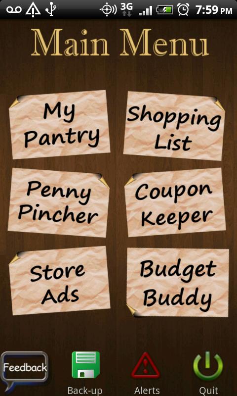 Android application My Pantry 2 screenshort