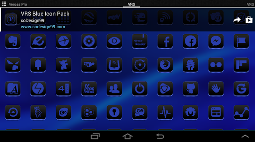 免費下載個人化APP|VRS Blue Icon Pack app開箱文|APP開箱王