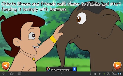 Android application Chhota Bheem &amp; Jumbo Comic screenshort