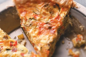 Rainbow Quiche