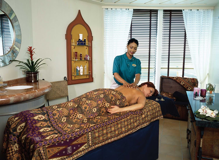 Indulge and recharge at Serenade of the Seas' Vitality Spa. 