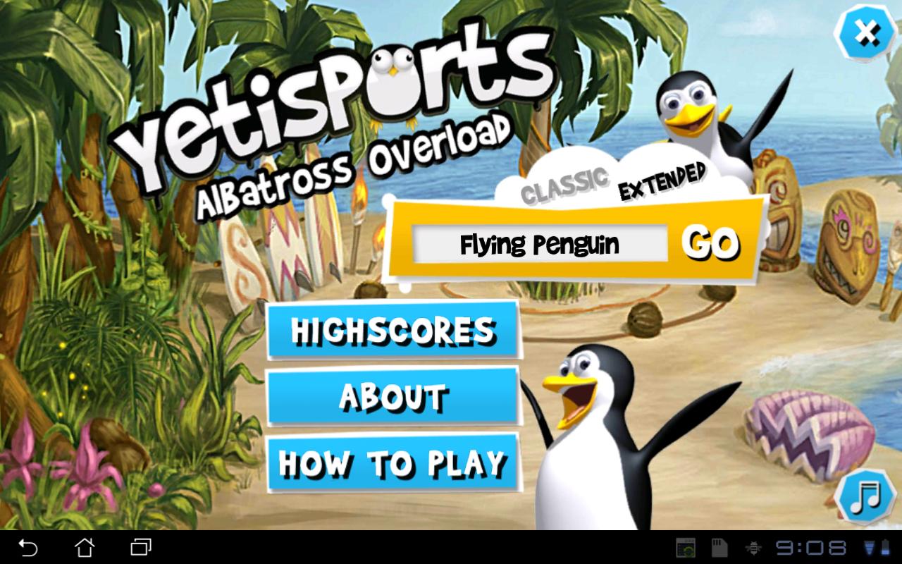 Android application Yetisports 4 screenshort