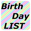 Birthday LIST icon