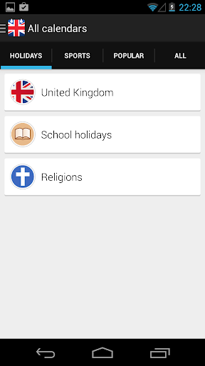 【免費生產應用App】UK Holidays Calendar Sync-APP點子