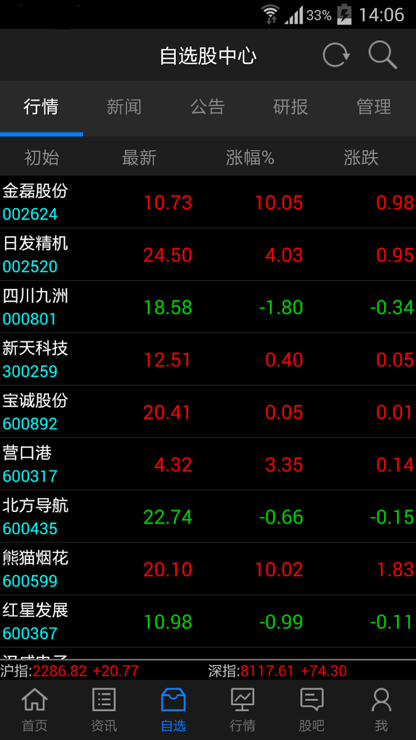 东方财富网（股票 理财 股吧 基金 股市 投资 炒股 证券） Screen 3