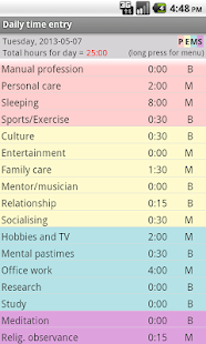 Life Balance time manager Screenshots 2