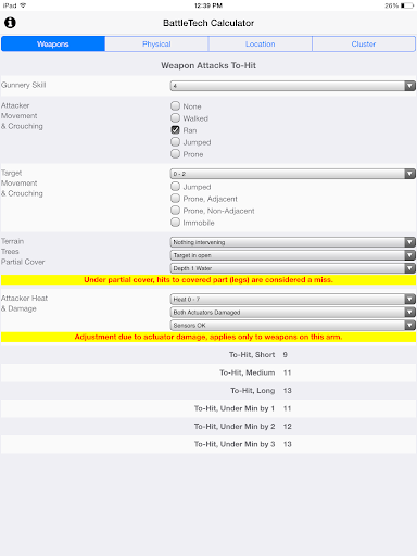【免費棋類遊戲App】BattleTech Calculator-APP點子