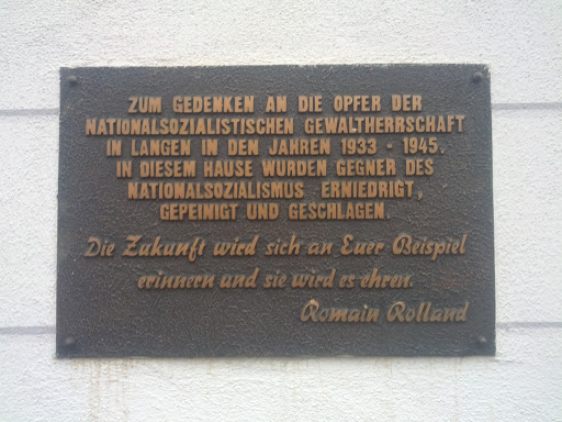 Gedenktafel Am Alten Rathaus