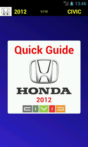 Quick Guide 2012 Honda Civic
