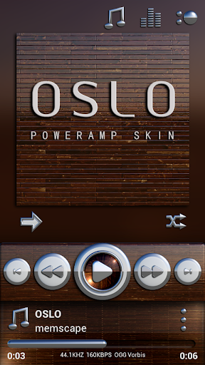 Poweramp skin Oslo