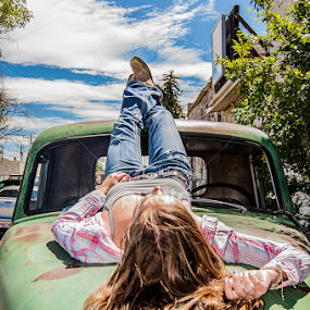 Summer Sun by RaeLynn Petrovich - People Portraits of Women