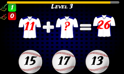 1st / 4th Grade Math Baseball poster 8