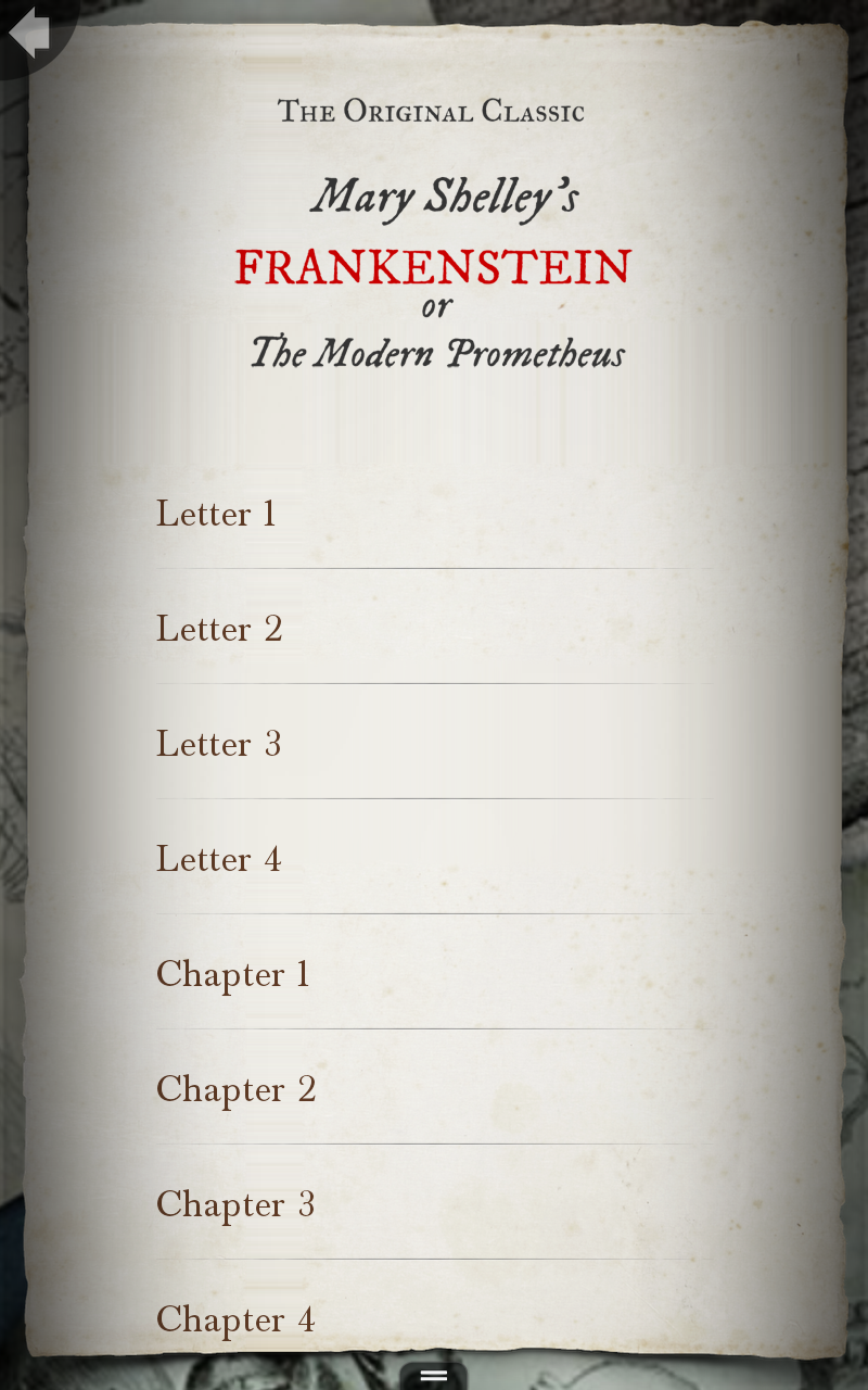 Frankenstein Screen 3