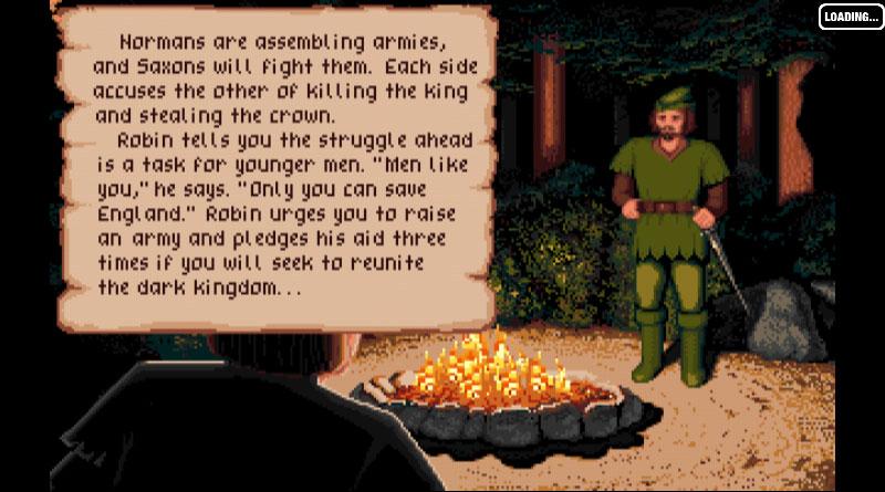 Defender of the Crown Screen 2