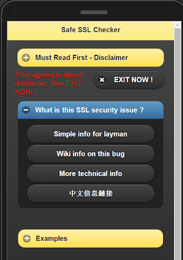 Safe SSL Heartbleed checker