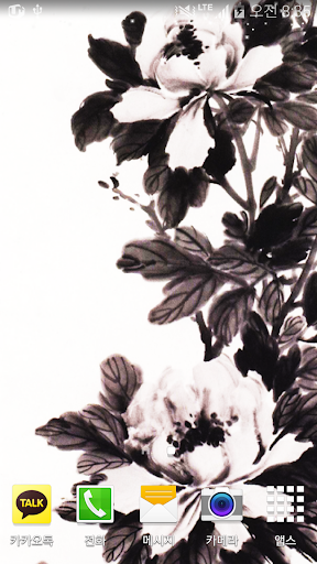 inkwash darkpeony wallpaper