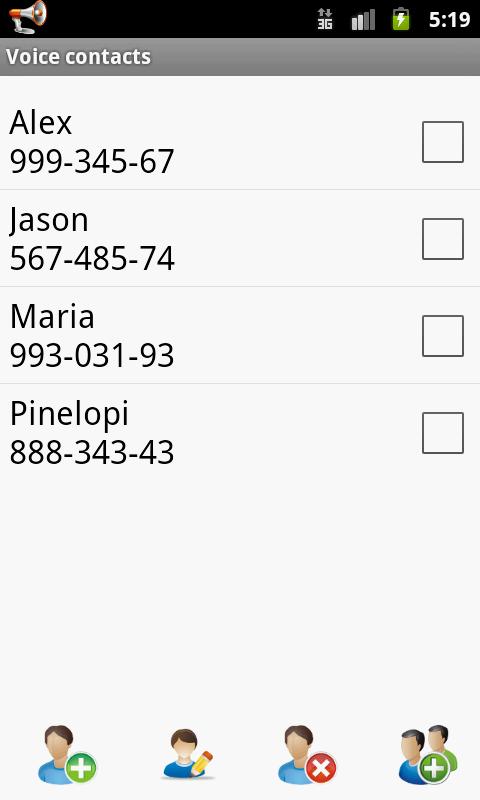 Voice Caller ID + SMS Pro Screen 3