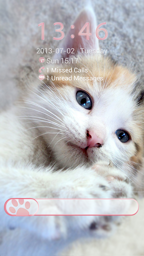 GO Locker Theme Sweet Kitty