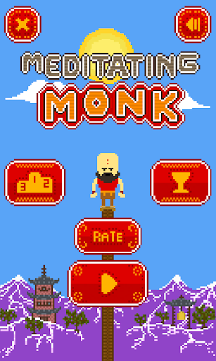 Meditating Monk: Balance Game