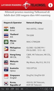 Telkomsel Roaming Screenshots 3