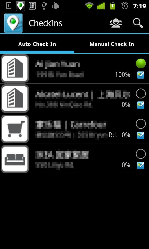 Auto Check In Screen 3