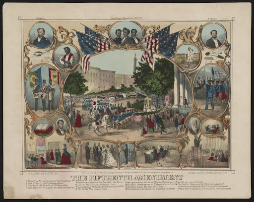 The Fifteenth amendment ((Courtesy of the Library of Congress Prints & Photographs Division)