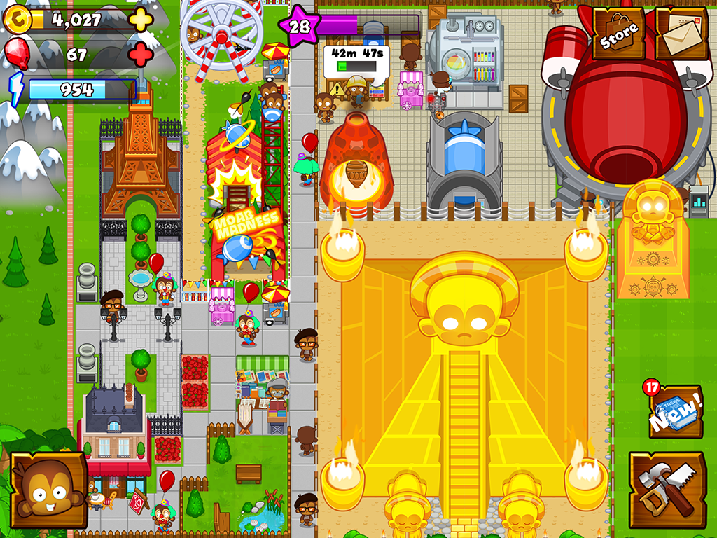Bloons Monkey City - screenshot