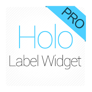 Holo Label Widget Pro