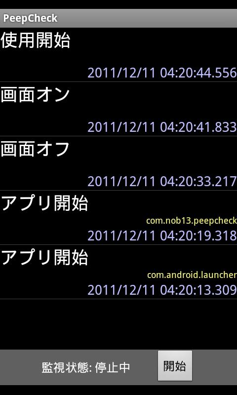 Peep Check Screen 3