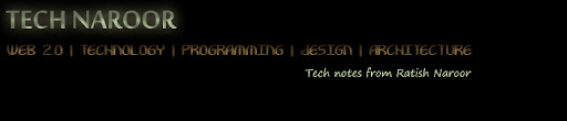 Technical Blog from Ratish Naroor