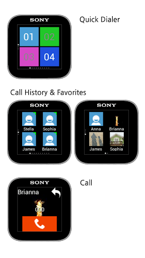Quick Dialer for SmartWatch