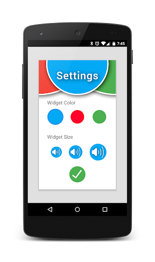 Lollipop Silent Widget