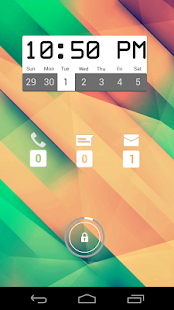 Download Box Clock Calendar for Zooper APK for Android