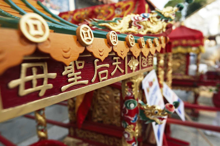 An outtake from the Tin Hau Festival in Hong Kong.