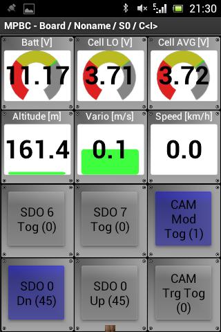 RC control telemetry camera