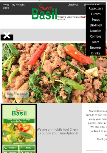 【免費生活App】Sweet Basil Cuisine-APP點子