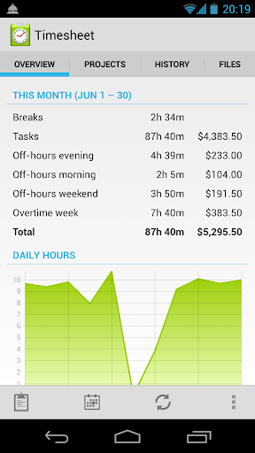 Timesheet Extension