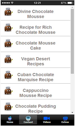 【免費娛樂App】Chocolate Mousse Recipes PRO-APP點子