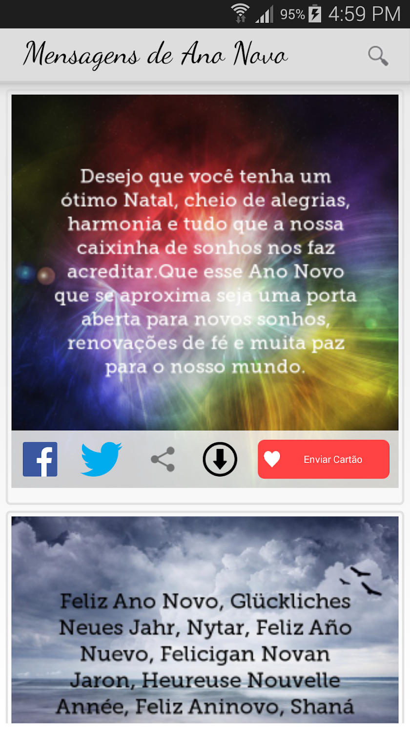 Mensagens de Ano Novo Screen 2