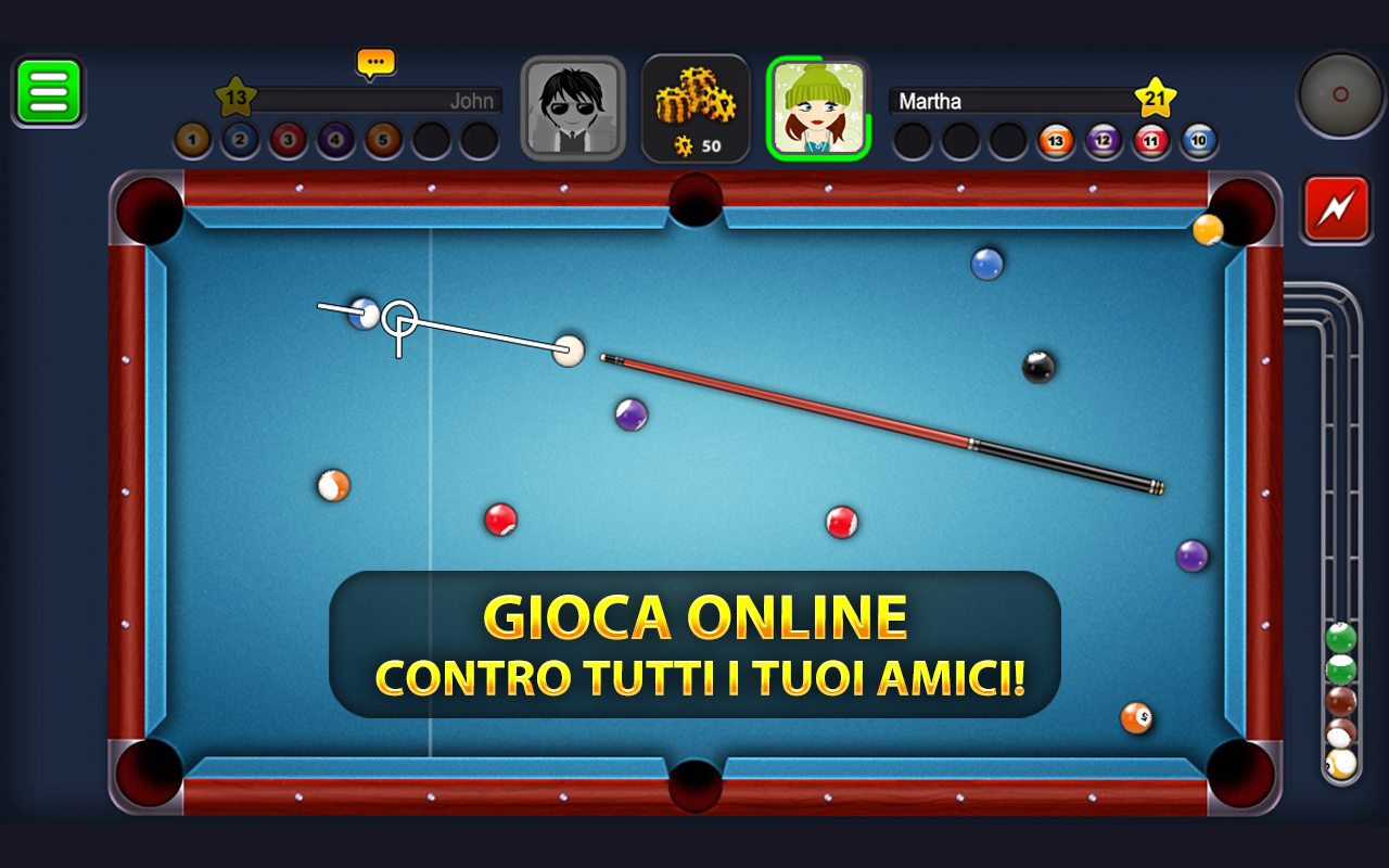 8 Ball Pool, il divertentissimo gioco della Carambola ... - 