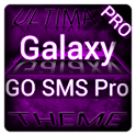 Purple Galaxy GO SMS Pro logo
