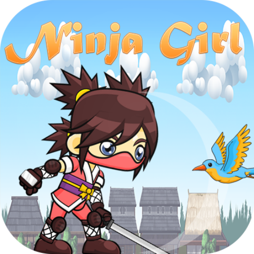 Jumping ninja games GIRL NINJA 冒險 App LOGO-APP開箱王